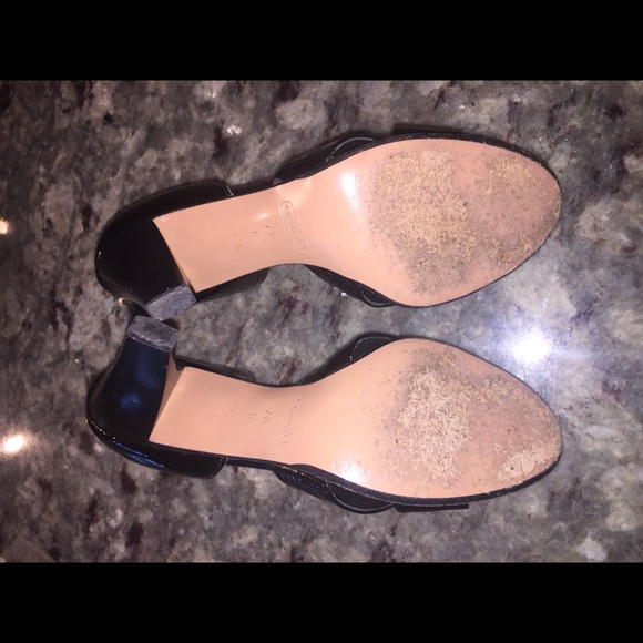 Coach Shoes Black Coach Patent Leather Heels Poshmark